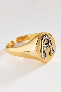 Signet Monogram Ring