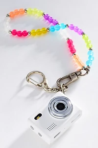 Posh Tech Mini Digital Camera with Beaded Lanyard