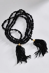 By Anthropologie Prelayer Wrap Beaded Necklace