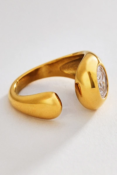 By Anthropologie Open Bezel Ring