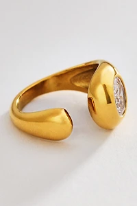 By Anthropologie Open Bezel Ring