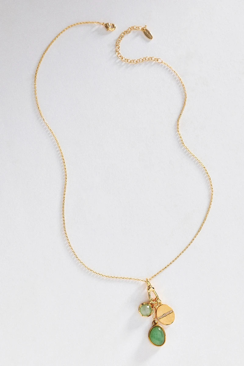 By Anthropologie Charms Pendant Delicate Chain Necklace