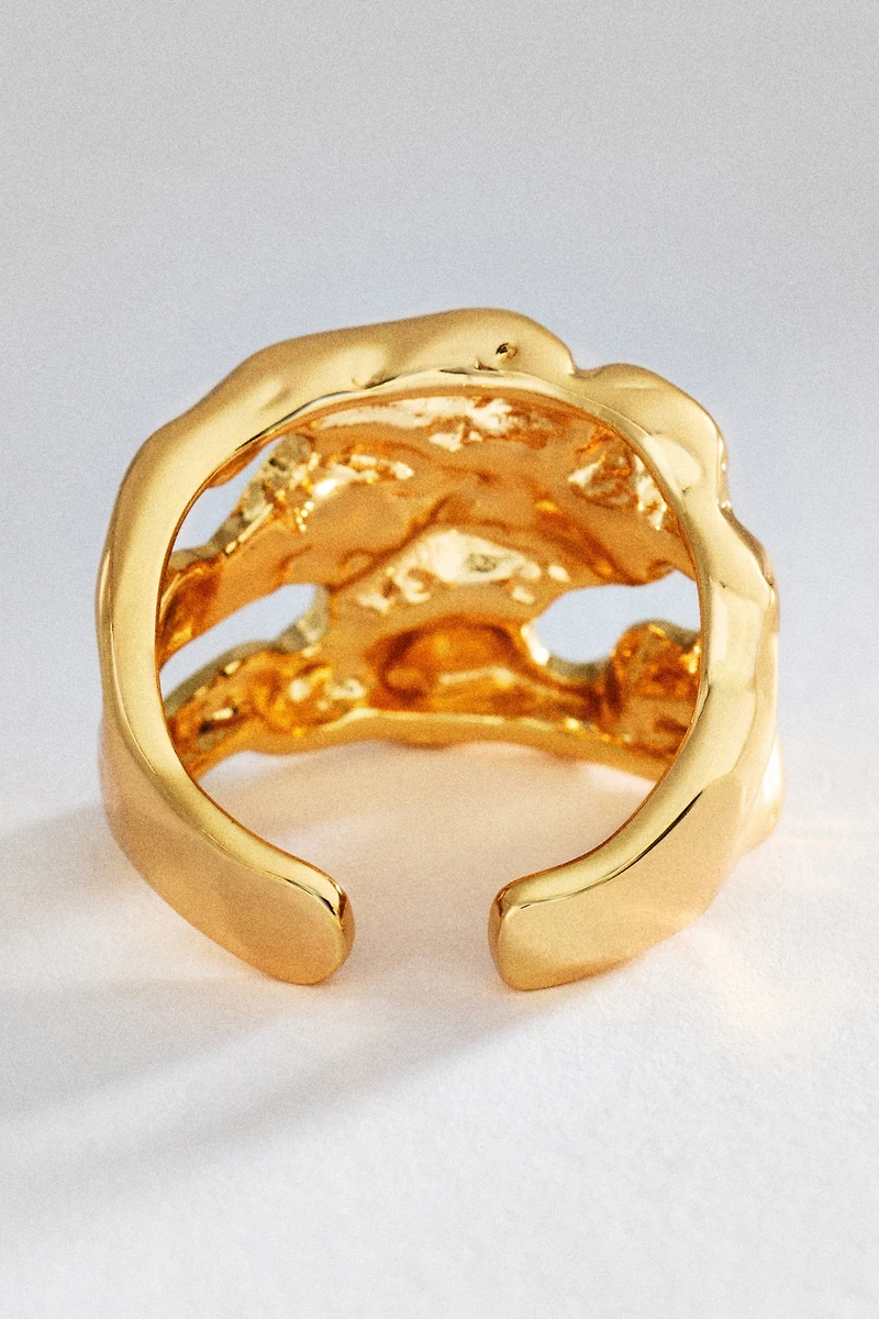 By Anthropologie Molten Tide Ring