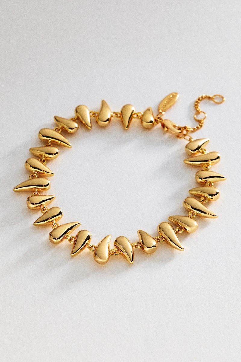By Anthropologie Molten Curve Bracelet