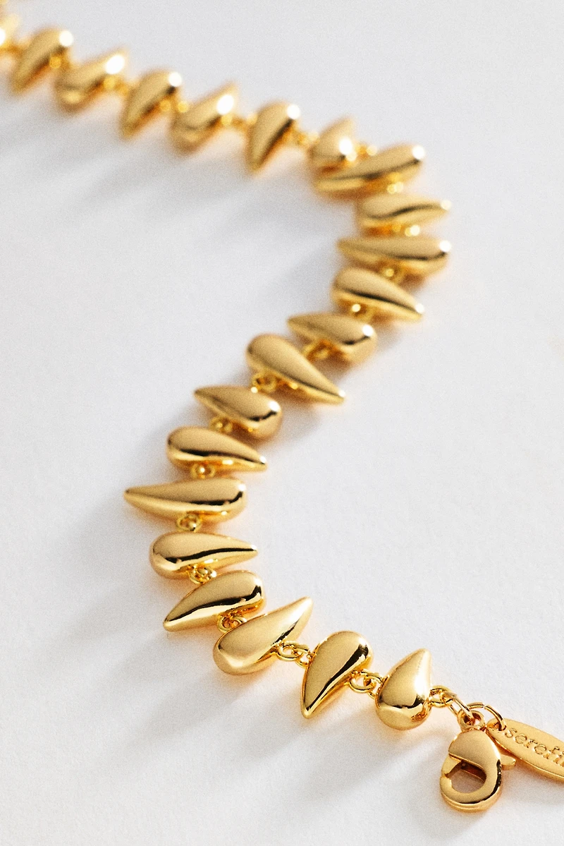 By Anthropologie Molten Curve Bracelet
