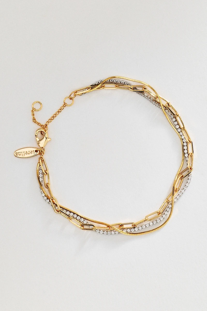 By Anthropologie Fluid Layers Bracelet