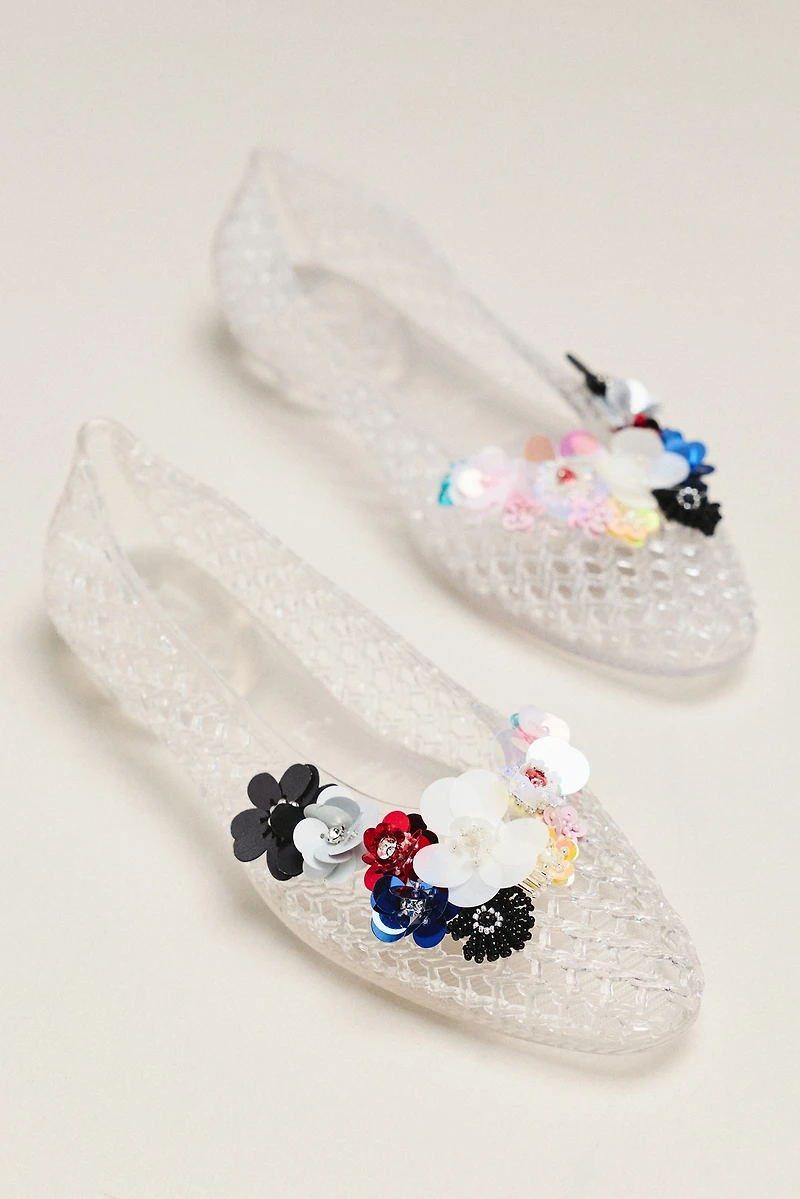 Heavenly Jelly Petal Ballet Flats