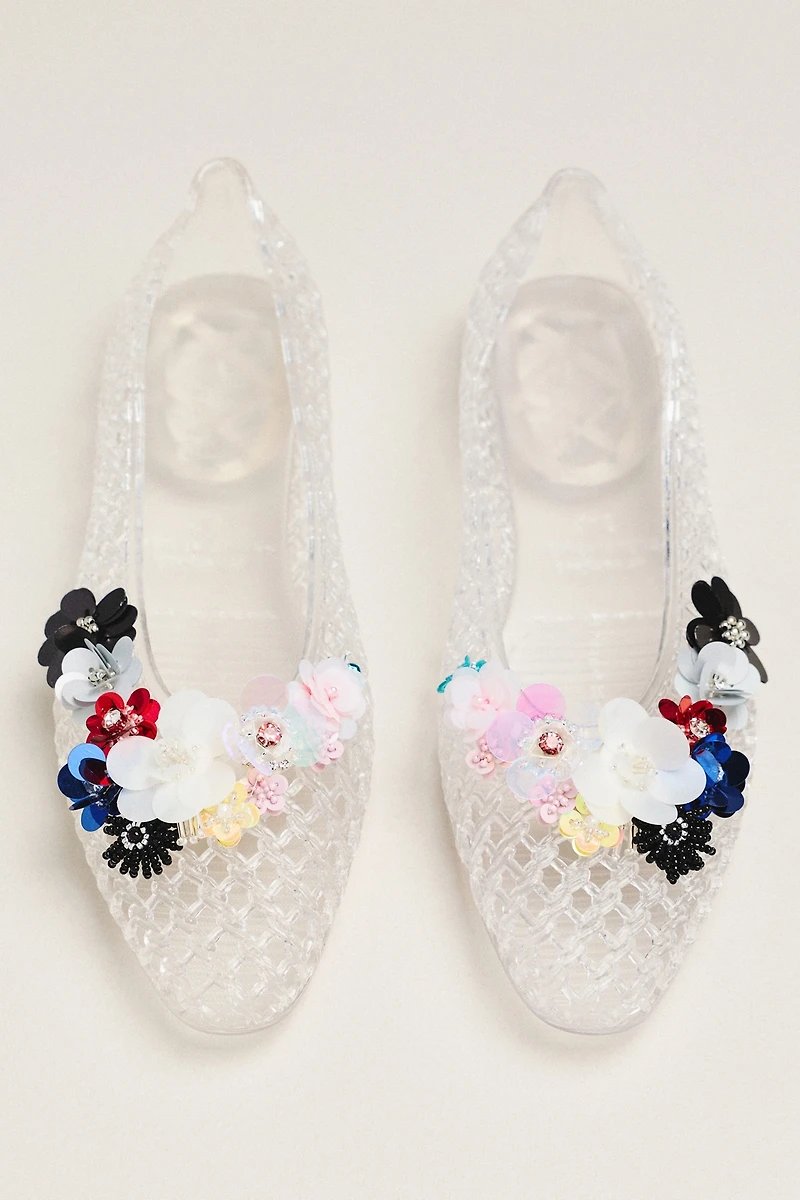 Heavenly Jelly Petal Ballet Flats