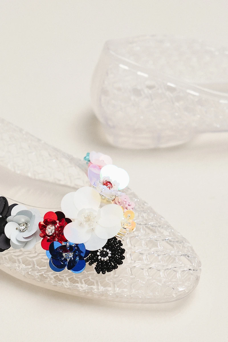 Heavenly Jelly Petal Ballet Flats