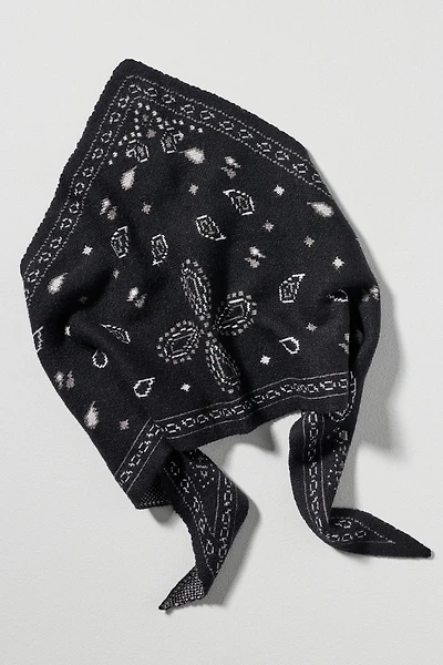 By Anthropologie Knit Triangle Bandana Scarf