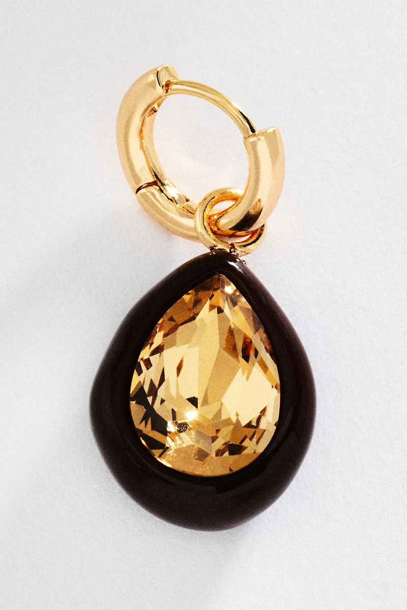 By Anthropologie Statement Bezel Earrings