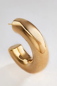 By Anthropologie Tubular Hoop Earrings