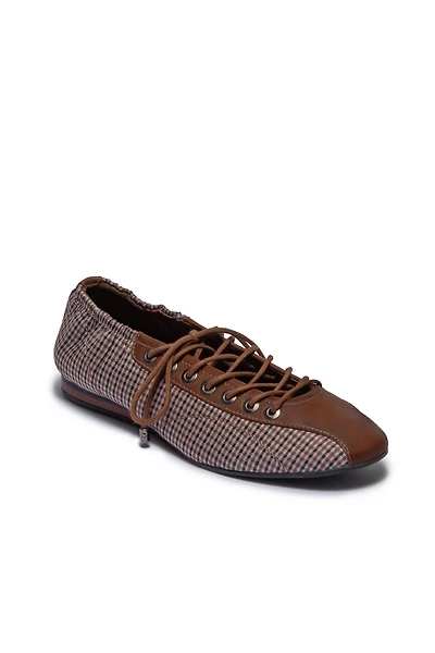Bernardo Billie Lace-Up Ballet Flats
