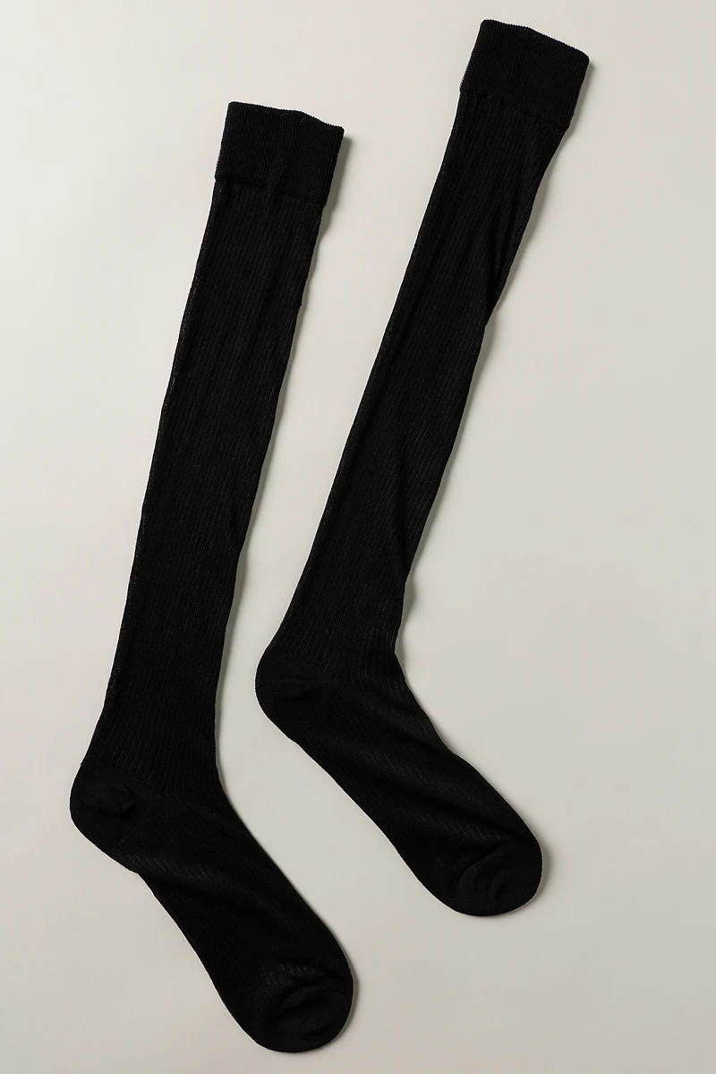 High Heel Jungle Everything's Fine Sheer Socks