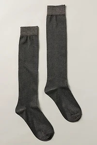 High Heel Jungle Glitter Sheer Socks