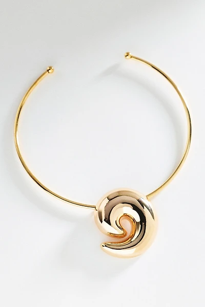 By Anthropologie Chunky Swirl Collar Necklace