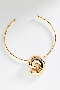 By Anthropologie Chunky Swirl Collar Necklace