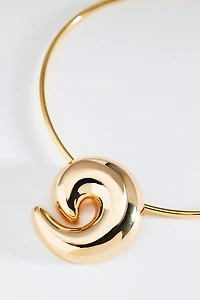 By Anthropologie Chunky Swirl Collar Necklace