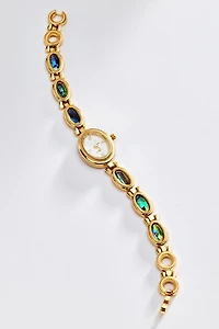 By Anthropologie Mother of Pearl Chain Watch