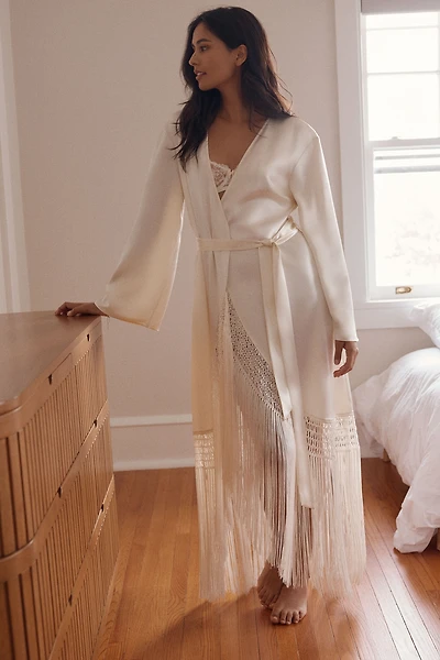 Mare Boho Fringed Maxi Robe