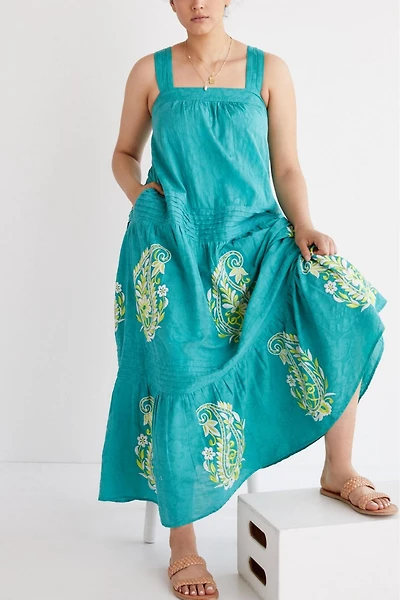 Felicity Embroidered Maxi Dress