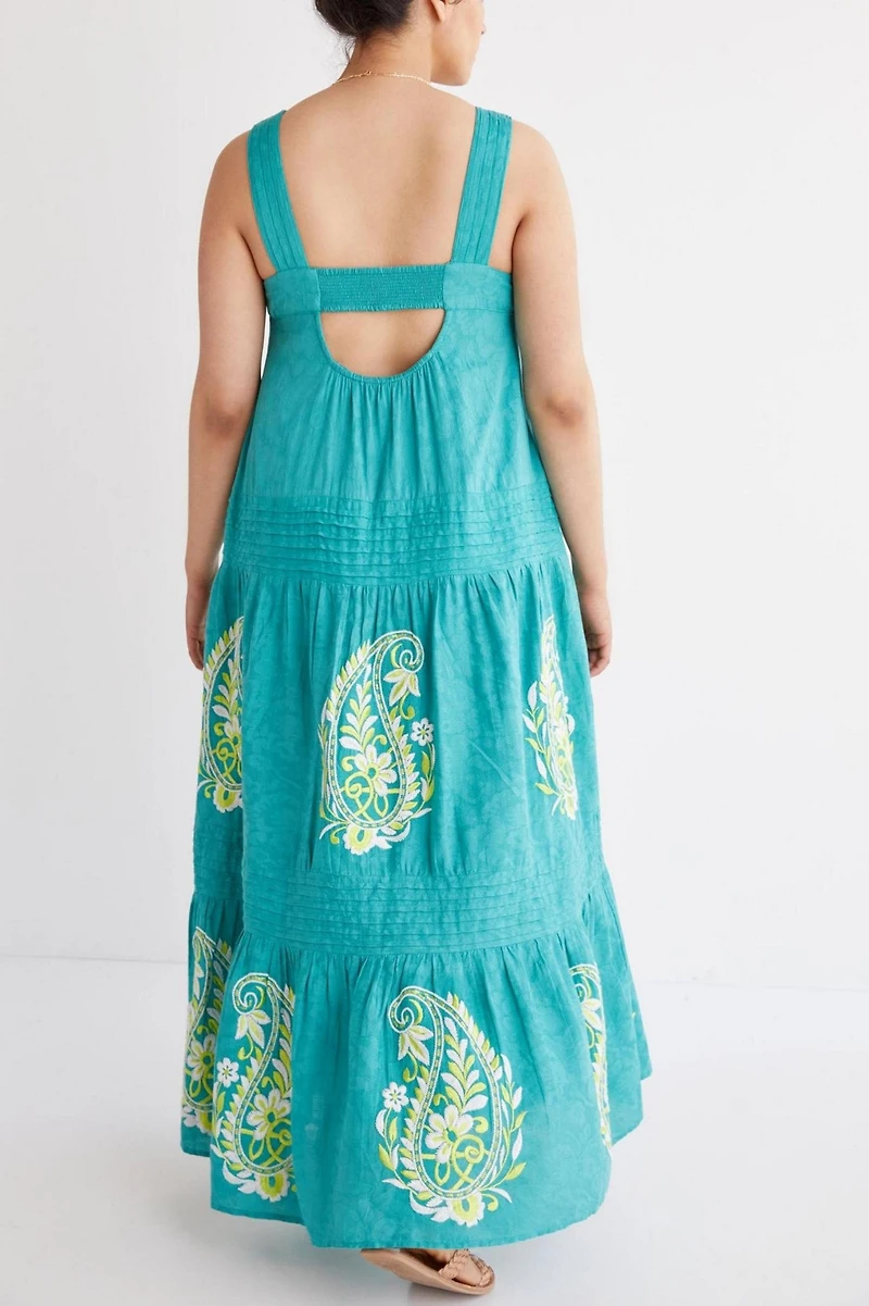 Felicity Embroidered Maxi Dress