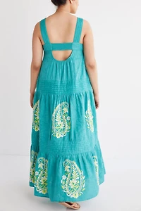 Felicity Embroidered Maxi Dress
