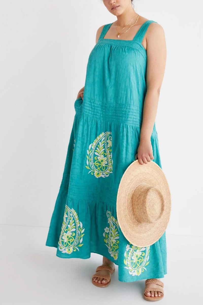 Felicity Embroidered Maxi Dress
