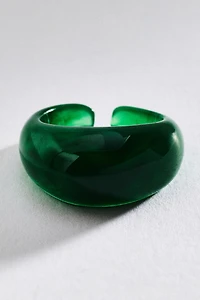 By Anthropologie Iridescent Chunky Ring