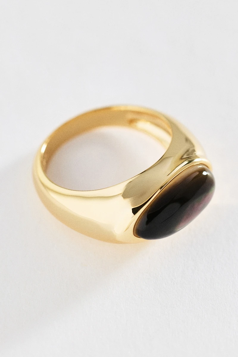 Awe Inspired Gemstone Signet Ring