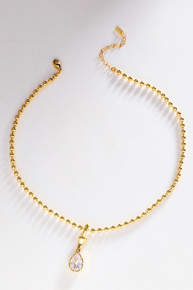 ALV Jewels Heidi Bezel Pendant Necklace