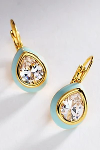 ALV Jewels Carrie Bezel French Hook Earrings