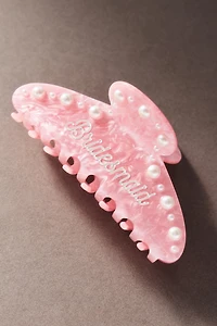 Untamed Petals Bridesmaid Pearl Claw Clip
