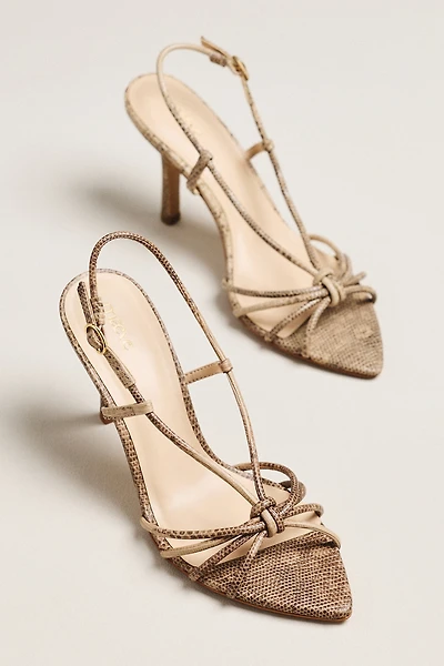Maeve Strappy Pointed-Toe Heels
