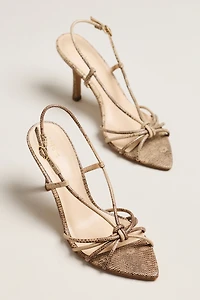 Maeve Strappy Pointed-Toe Heels