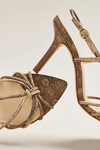 Maeve Strappy Pointed-Toe Heels