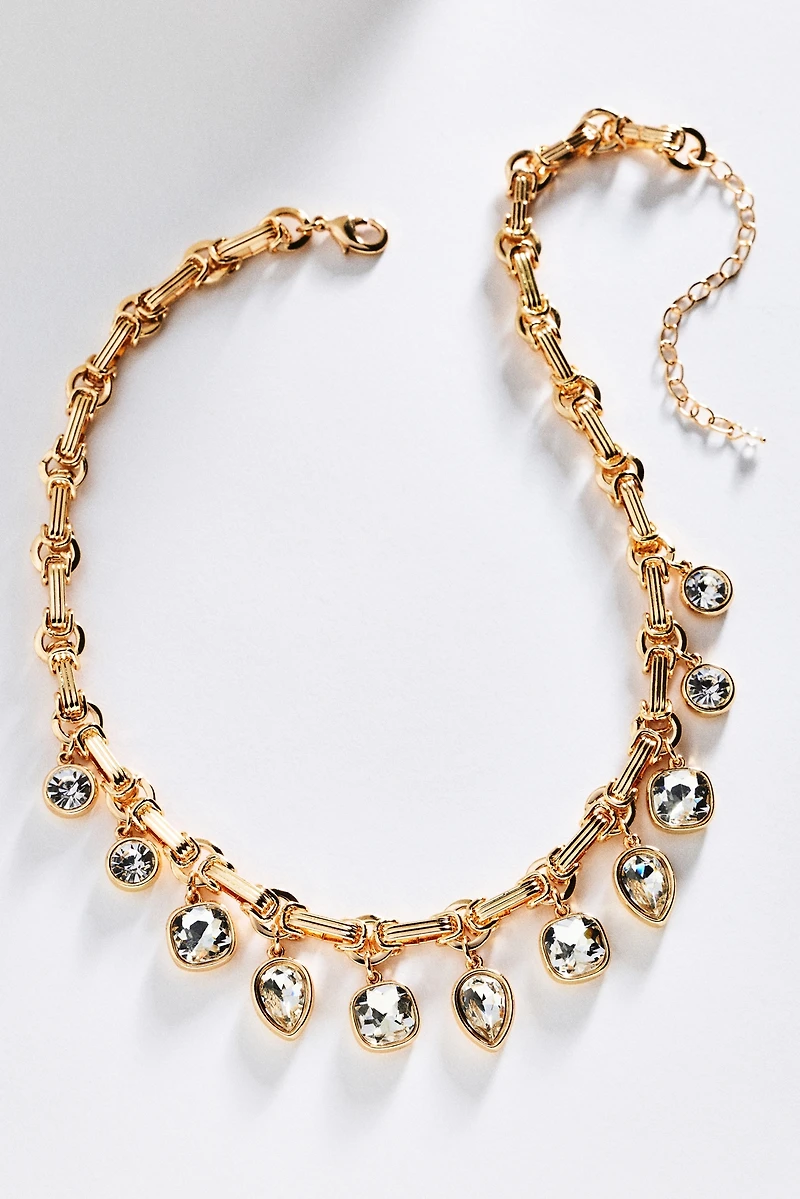By Anthropologie Organic Bezel Necklace