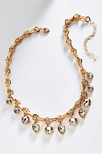 By Anthropologie Organic Bezel Necklace
