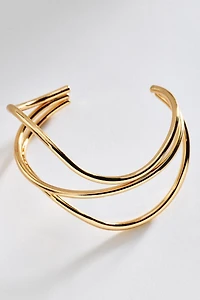 By Anthropologie Wavy Cuff Bracelet