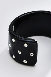 Studded Resin Cuff Bracelet