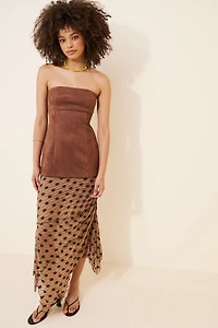 en elly Sleeveless Longline Tube Top