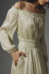 The Somerset Off-Shoulder Maxi Dress