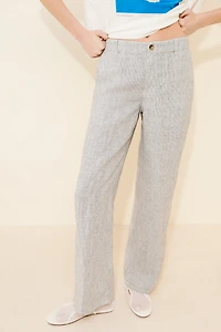 Madewell Zoe Wide Leg Linen Trousers