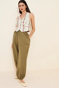Rachel Antonoff Linen Blend Barry Vest