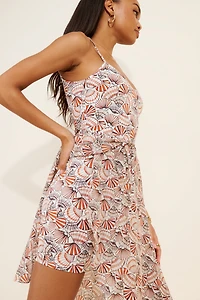 Rachel Antonoff Kelsey Seashell Skirted Romper