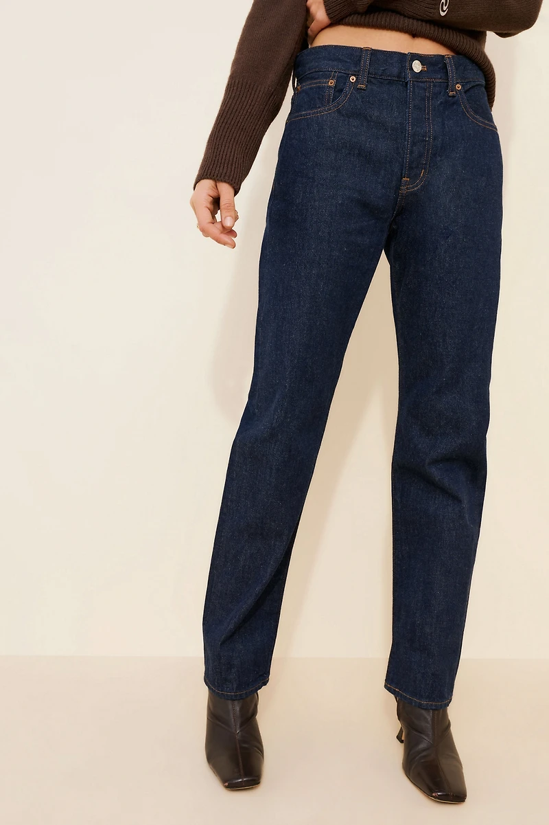 Madewell Longline Straight Jeans