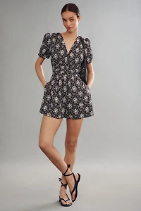 The Katerina Button-Front Romper