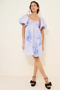 Let Me Be Puff Sleeve Floral Mini Dress