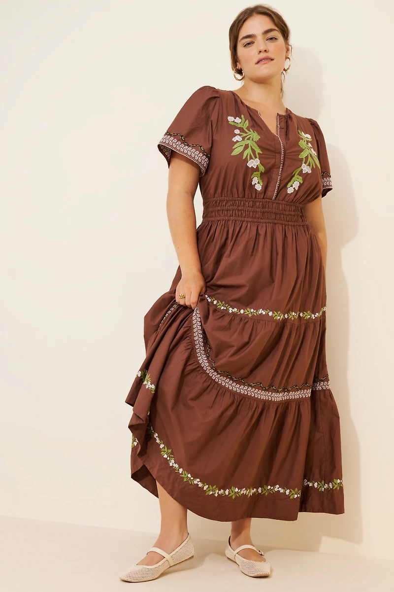 The Somerset Embroidered Maxi Dress
