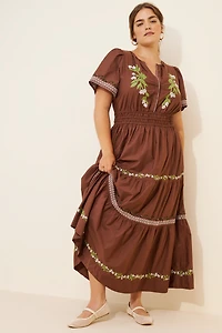 The Somerset Embroidered Maxi Dress